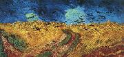 Vincent Van Gogh Wheatfield With Crows oil painting on canvas